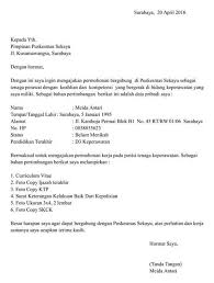 Contoh Surat Lamaran Dinas Kesehatan