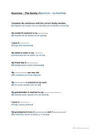 Family For Spanish Speakers Worksheet Free Esl Printable Worksheets Made By Te English Worksheets For Kindergarten Kindergarten Worksheets Spanish Commands