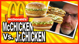Mcdonald S Mcchicken Vs Jr Chicken Explained Mcdonalds Recipes Chicken Burgers Mcchicken