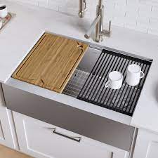 Maybe you would like to learn more about one of these? Kraus Kore Workstation36 L X 20 W Farmhouse Kitchen Sink Reviews Wayfair