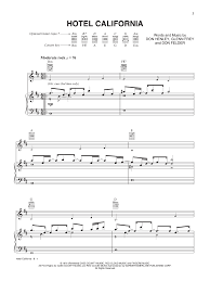 David osborne beautifully plays his take on the eagles' hotel california. Hotel California By Eagles J W Pepper Sheet Music