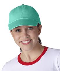 Adams 6-Panel Low Profile Cap, Carribean Blue, One-Size