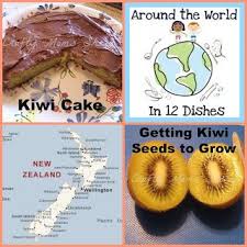 Around The World In 12 Dishes New Zealand Kiwi Cake Babysitting Food Food Kiwi Cake