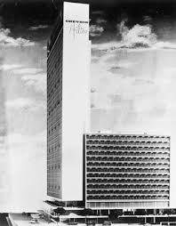 Chevron Hilton Hotel Model Sydney Building Terra Australis Skyscraper