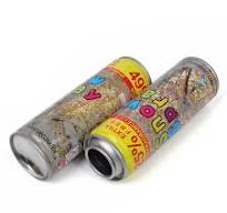 Empty Aerosol Tin Can for Paint and Chemicals 100ml Capacity Snow Spray
