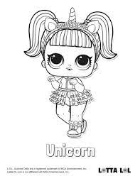 Cute lol doll coloring pages unicorn for girls to print out. Unicorn Coloring Page Lotta Lol Unicorn Coloring Pages Coloring Pages For Girls Unicorn Colors