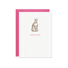 Collection by mary ort • last updated 5 weeks ago. Easter Bunny Card Letterpress Greeting Cards Paper Goods And Stationery With Style Made In California Usa