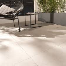 Leroymerlin Carrelage Sol Blanc Effet Beton Liverpool L 45 X L 45 Cm 13 26 M2 Carrelage Exterieur Dalle Exterieur Vie En Plein Air