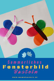 Wickelhasen für das osterfest basteln geht ganz schnell und einfach und zaubert eine wundervolle dekoration. Fensterbild Sommer Basteln Mit Kindern Ganz Einfach Mit Anleitung Kinder Basteln Diy Fensterbild Sommer Basteln Mit Kindern