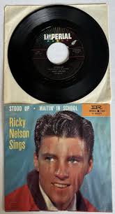 45 RPM Speed Vinyl Records Ricky Nelson for sale