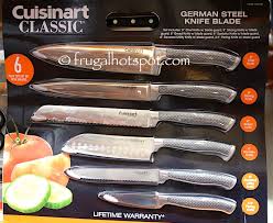 Maybe you would like to learn more about one of these? Costco Sale Cuisinart Graphix 6 Pc German Steel Knife Set 23 99