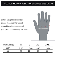Scoyco Mens Street Touch Screen Full Finger Motorcycle Cycling With Reinforced Knuckle Ventilate Outdoor Glove Blue L