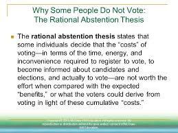 Turnout, rational abstention and campaign effort. Chapter 9 Elections Campaigns And Voting American Democracy Now 4 E Ppt Download