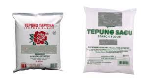 Tapioka, tepung singkong, tepung, tepung atau aci adalah dari akar singkong atau jamur singkong dalam bahasa indonesia. Bedanya Tepung Tapioka Tepung Kanji Dan Tepung Sagu Efeknya Ke Makanan Beda Jangan Keliru