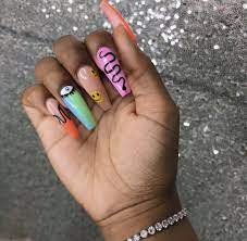 Therealdesib Rave Nails Grunge Nails Hippie Nails
