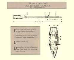 How To Properly Size Rowing Oars Shaw And Tenney