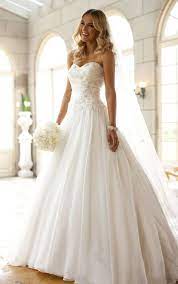 New Custom A Line White Strapless Wedding Dress Bridal Gown Ball Gowns Wedding Wedding Dresses Beautiful Wedding Dresses