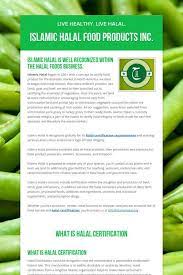 Islamic Halal Food Products Inc Halal Recipes Halal Food