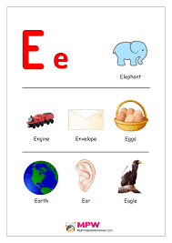Things That Start With E Printable Worksheet For E Alphabet In 2020 Printable Preschool Worksheets Alphabet Worksheets Preschool Preschool Alphabet Learning