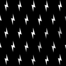 Black And White Lightning Colorful Fabrics Digitally Printed By Spoonflower White Lightning Bolt On Black In 2020 Black And White Photo Wall Black And White Picture Wall Black Aesthetic Wallpaper
