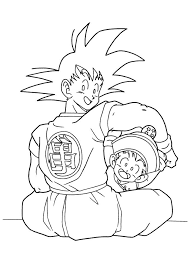 Dragon Vall Goku And Gohan Coloring Pages Cartoon Coloring Pages Coloring Pages Super Coloring Pages