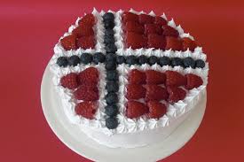 Mai med rune i studio: 17 Mai Kake Torte Zum Nationalfeiertag