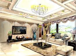 Interior Design And Rendering Kelly Suna Bong Interior Design Renderings Interior Design Sketches Interior Design Drawings