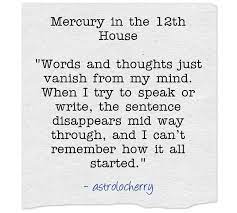 mercury in the 12th house astrology pisces inspirational quotes mercury sign