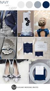 Navy Blue And Gray Wedding Color Ideas And Wedding Invitations Weddingcolors Elegant Winter Wedding Navy Gray Wedding Winter Wedding Colors