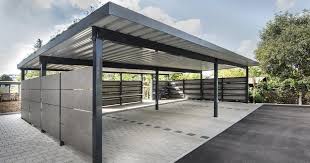 Einzelne Carports Projekt Mit Stahlsystemen Carports Einzelne Mit Projekt Stahlsystemen In 2020 Carport Designs Modern Carport Carport Garage