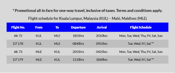 Flights kuala lumpur ✈ maldives. Air Asia X Increases Flights To The Maldives Asia Travel Log