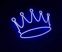 Blue Crown And Lights Bild Blue Neon Lights Dark Blue Wallpaper Light Blue Aesthetic