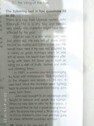 Advertisements we are bombarded by many advertisements every day. 1 What Is The Text About A A Boy Who Had Been Looked After By Monkeys B The Impact Of The War Brainly Co Id