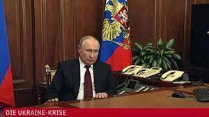 Russlands präsident verkündet eine anerkennung der separatistengebiete in der . Lqkdtrb0mke3lm