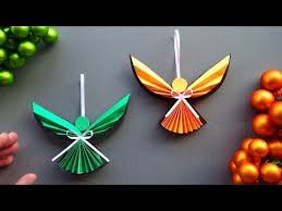 Découvrez comment réaliser cette guirlande et passer noël sous les lampions ! Comment Faire Un Ange De Noel En Papier Decoration De Noel Youtube Anges De Noel Decoration Noel Bricolage Noel