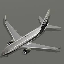 B737 700 Private Livery 3d Model In 2020 3d Model Boeing 737 Boeing