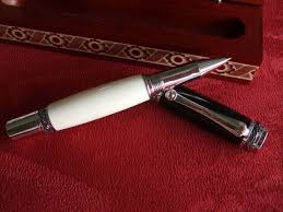 Image result for mammoth bone inlay fountain pen