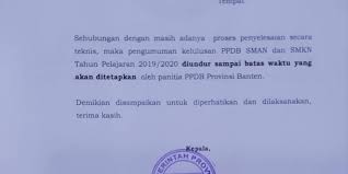 Ppdb sma/smk provinsi jawa timur 2021. Pengumuman Hasil Ppdb Sma Dan Smk Di Provinsi Banten Ditunda