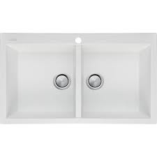oliveri santorini white double bowl 32l