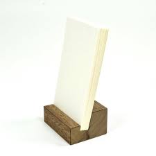 See more ideas about business card holders, wooden business card, card holder. Vertical Walnut Business Card Holder Display Stand For Etsy