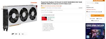 And it's not just for. Amd Radeon Vii Price Slashed At Newegg Gift Card Worth 150 Free