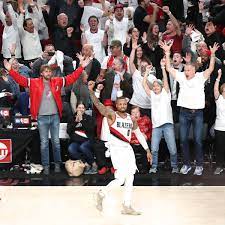 This man pulled from indianapolis for the win and the series! My Favourite Game Damian Lillard S 37 Foot Buzzer Beater Sinks Okc Portland Trail Blazers The Guardian