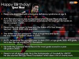 Messi began taking part in soccer at very early age (happy birthday wishes source: Pin On Celeb Birthday Bash Jabongworld