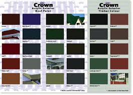 resene paints ltd resene crown roof colour chart