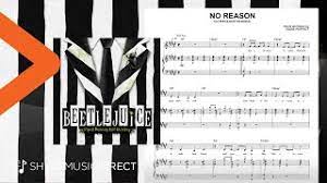 Please do not confuse this with a relevant username!! No Reason Sheet Music From Beetlejuice The Musical Eddie Perfect Piano Vocal Youtube
