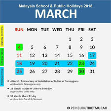 Kalendar cuti sekolah 2018 malaysia. Calendar Cuti Umum Cuti Sekolah Tahun Nak Like Semata Mata Facebook