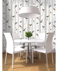 Epping Birds On Branches Wallpaper White Holden 12231 Bird Wallpaper Bird On Branch Black And White Wallpaper