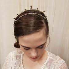 Halo Double Gold Headband With Delicate Stones Wedding Headpiece Spring  Racing Crown Two Colour Choices