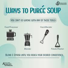 Add the salt, remaining broth, and lemon juice, and mix for a few seconds. Ways To Puree Soup