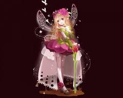 Flower Fairy Desktop Nexus Wallpapers Flower Fairy Anime Fairy Cute Drawlings